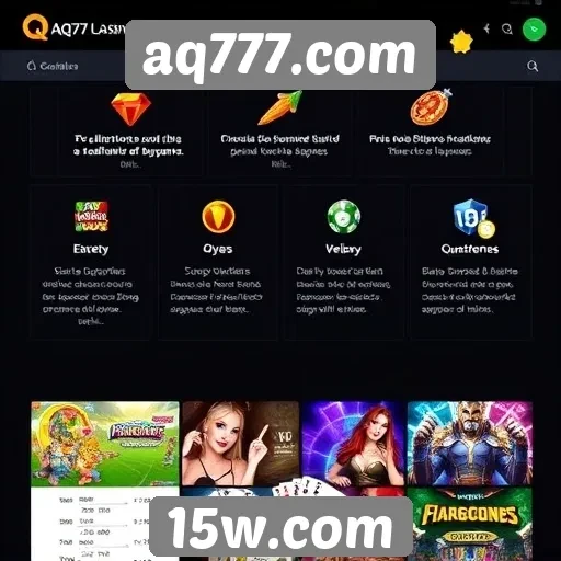 Recursos e funcionalidades do site aq777.com